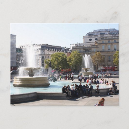 Trafalgar Square Postkarte (Vorderseite)