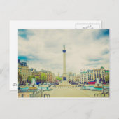 Trafalgar Square Vintag Postkarte (Vorne/Hinten)