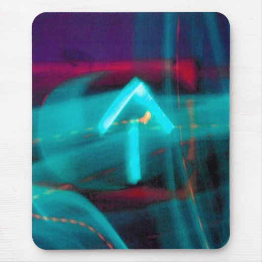 "Traffic Arrow" Gel Mouse Pad Mousepad (Vorne)