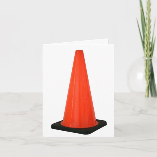Traffic Cone Karte (Vorderseite)