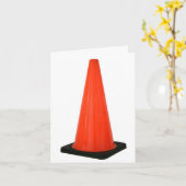 Traffic Cone Karte (Gelbe Blume)