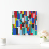 Traffic Jam Wall Clock Quadratische Wanduhr (Zuhause)