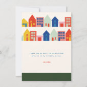 Traffic Light Birthday Party Danke (Rückseite)