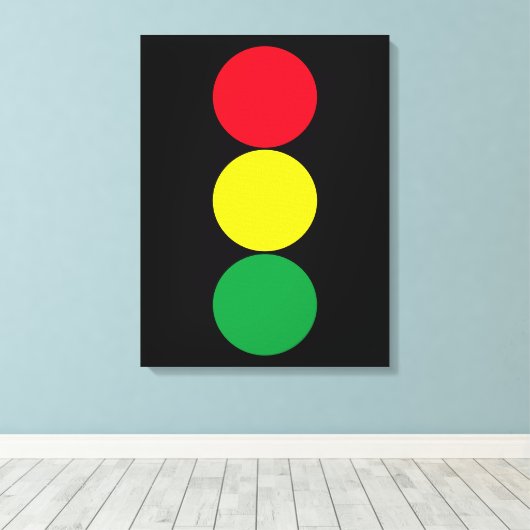 Traffic Light Leinwanddruck (Insitu (Holzboden))