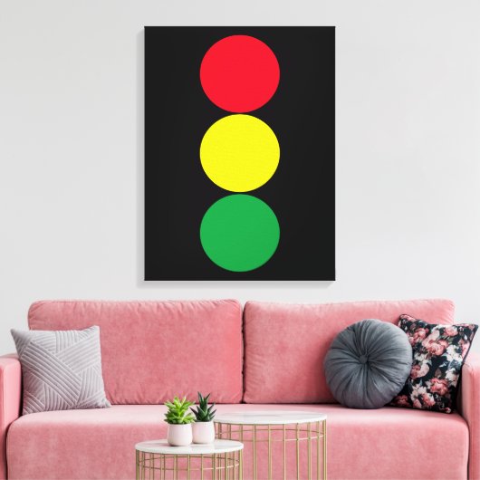 Traffic Light Leinwanddruck (Insitu (Wohnzimmer))
