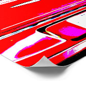 Traffic-Marmelade in einer fotografischen Poster-K Poster (Ecke)