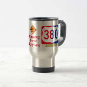 Traffic Nightmare Hwy 380, Aubrey, TX, Travel Mug Reisebecher (VorderseiteRechts)