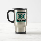Traffic Nightmare Hwy 380, Denton, TX, Travel Mug Reisebecher (Links)
