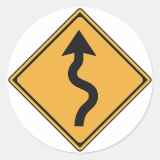 traffic sign runder aufkleber