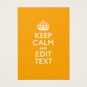 Traffic Yellow Background Keep Calm And Your Text