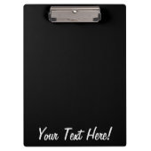 Traffic Yellow Decor You Can Customize Klemmbrett (Vorderseite)