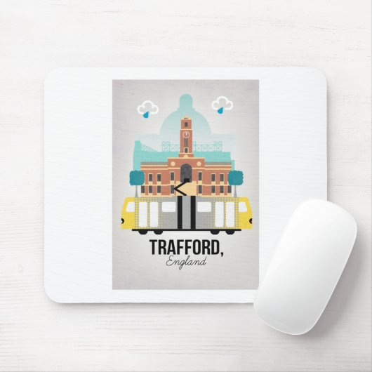 TRAFFORD, MANCHESTER MOUSEPAD (Mit Mouse)