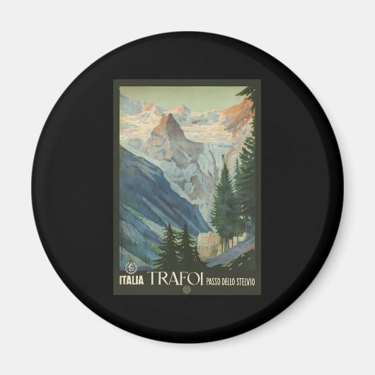 Trafoi Passo dello Stelvio Magnet (Vorne)