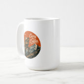 Trag den Coffee Vintage Adventure Becher Kaffeetasse (Vorderseite Links)