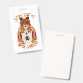 Trag eine Maske! Ausweis (Front & Back)