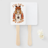 Trag eine Maske! Fächer (Vorne und Hinten)