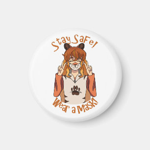 Trag eine Maske! Magnet