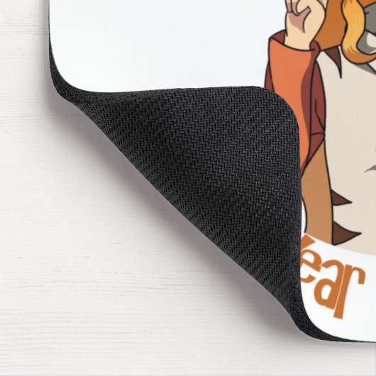 Trag eine Maske! Mousepad (Ecke)