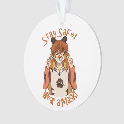 Trag eine Maske! Ornament (Vorderseite)