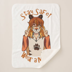 Trag eine Maske! Sherpadecke