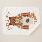 Trag eine Maske! Sherpadecke (Vorderseite (Horizontal))