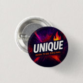 Trag es laut. Trag es stolz. Sei einzigartig Button (Vorne & Hinten)