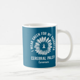Trag Grün für das Bewusstsein für Zerebralparese d Kaffeetasse