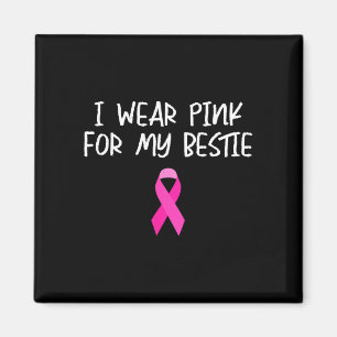 Trag Rosa für das Brustkrebsbewusstsein der besten Magnet
