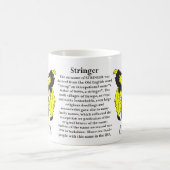 Tragbalken-Familien-Wappen Kaffeetasse (Mittel)