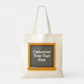 Tragbare, anpassbare Chalkboard Tragetasche (Rückseite)