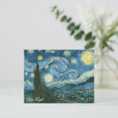 TRAGBARE ART: STARRY NIGHT POSTKARTE (Stehend Vorderseite)
