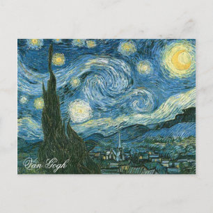 TRAGBARE ART: STARRY NIGHT POSTKARTE