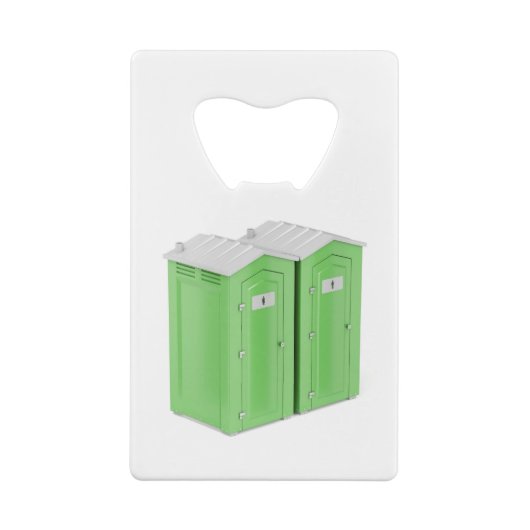 Tragbare chemische Toiletten Geldbeutel Flaschenöffner (Rückseite)