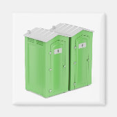 Tragbare chemische Toiletten Magnet (Vorne)