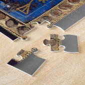 Tragbare Ikone, vermutlich mittelalterlich Puzzle (Seite)