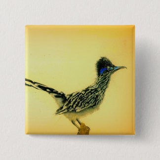 Tragbare Kunst des Roadrunner Button