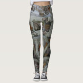 Tragbare Kunst! Sistine Kapellen-Decke Leggings (Vorderseite)
