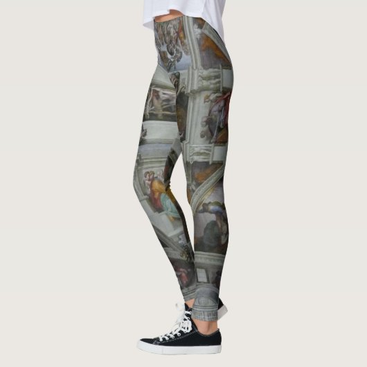 Tragbare Kunst! Sistine Kapellen-Decke Leggings (Links)