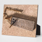 Tragbare Sonnenuhr, Silber und Gold, 10. Jahrhunde Fotoplatte (Seite)