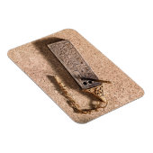 Tragbare Sonnenuhr, Silber und Gold, 10. Jahrhunde Magnet (Rechte Seite)