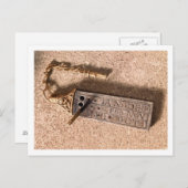 Tragbare Sonnenuhr, Silber und Gold, 10. Jahrhunde Postkarte (Vorne/Hinten)