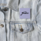 Tragbarer, farbenfroher Friedensbutton Button (Beispiel)