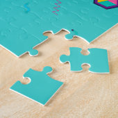 tragbarer Funkkassettenspieler mit Funky 80er, Boo Puzzle (Seite)