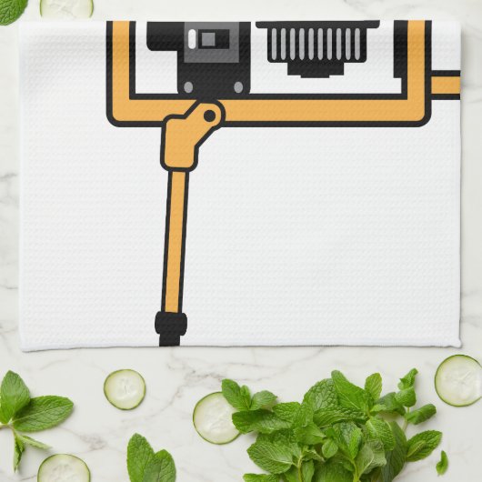 Tragbarer Generatorvektor Geschirrtuch (Gefaltet)