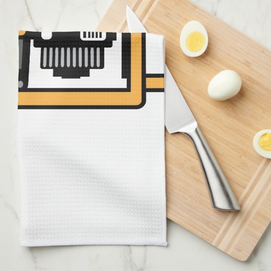 Tragbarer Generatorvektor Geschirrtuch (Viertel Falte)