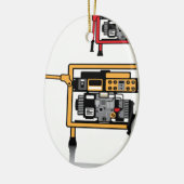 Tragbarer Generatorvektor Keramikornament (Links)