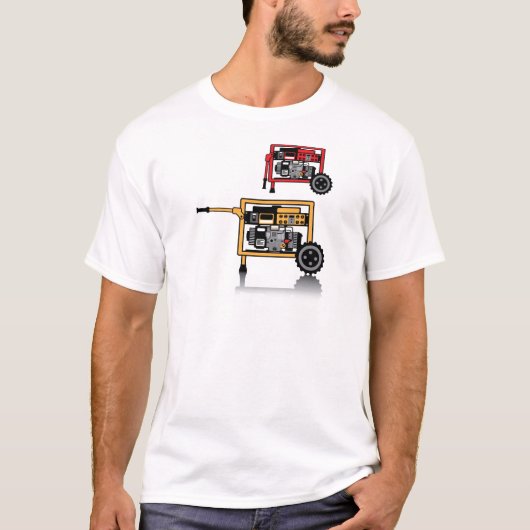 Tragbarer Generatorvektor T-Shirt (Vorderseite)