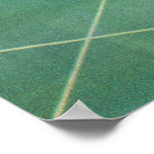 tragbarer Plattenspieler der 50er Jahre Poster (Ecke)