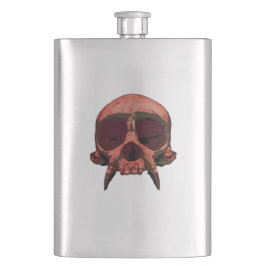 Tragbarer Rotschädel Flachmann