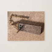 Tragbarer Sundial, Silber und Gold, 10. Puzzle (Horizontal)